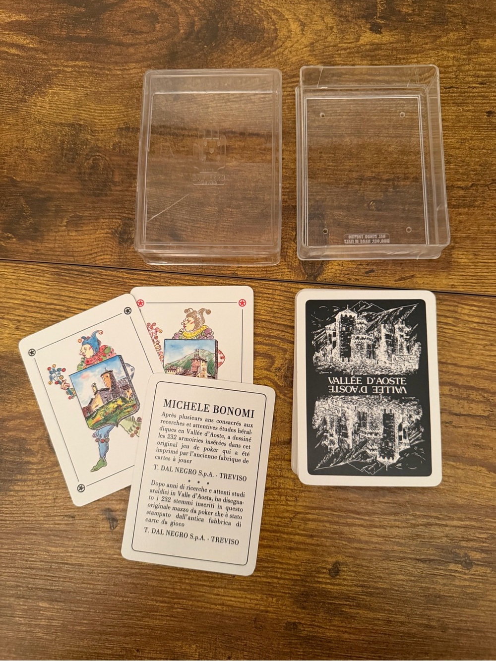 Dal Negroβ VallΓ©e dβAoste Michele Bonomi Heraldic Playing Cards Italy 54 Card